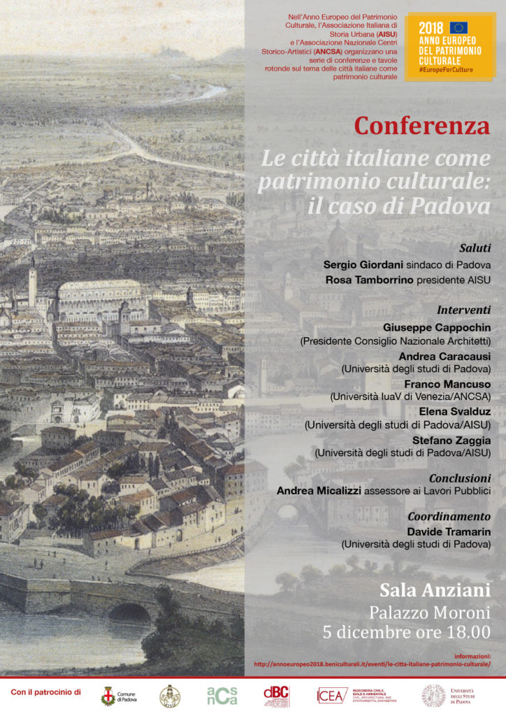 Le città italiane come patrimonio culturale: il caso di Padova