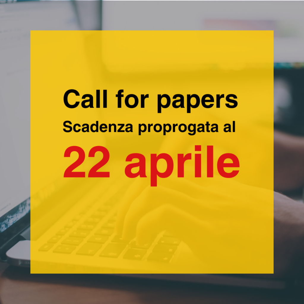 Torino 2022 - Proroga scadenza presentazione paper